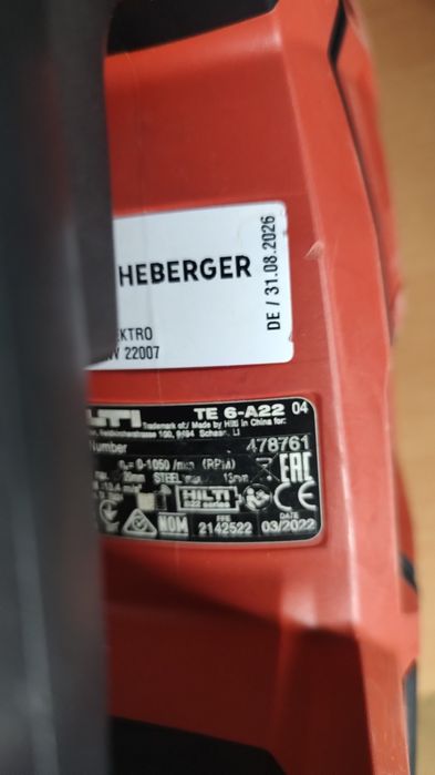Vând diverse scule Hilti, Milawkee