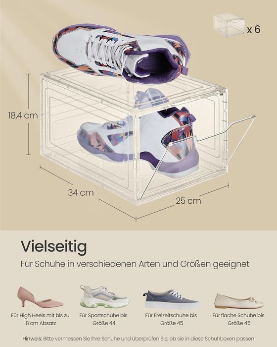 Кутии за обувки - 12бр, 6бр