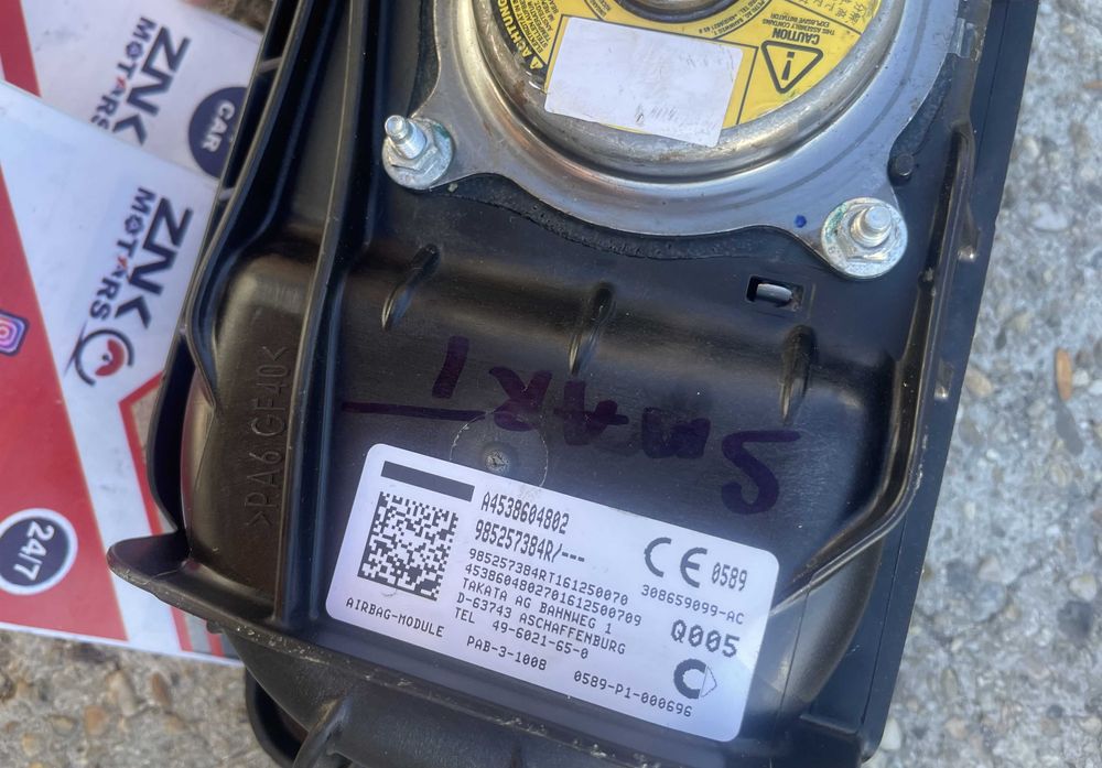 Smart a453 kit airbag - plansa de bord set centuri de siguranta 2014 +