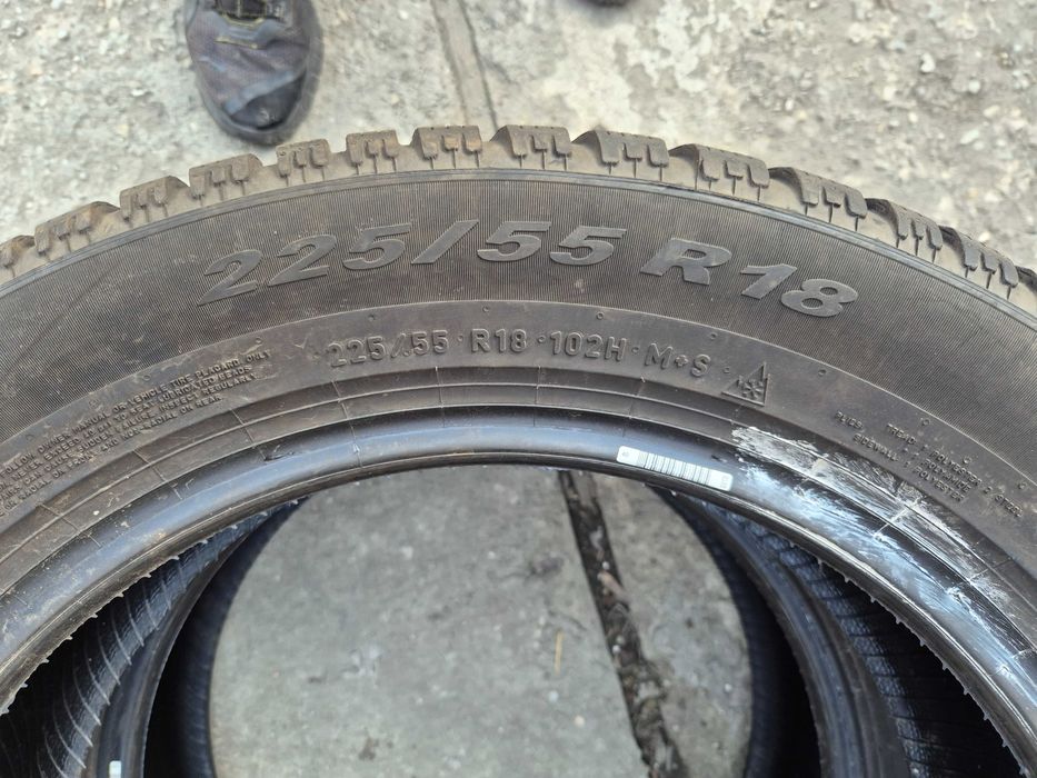 2 Anvelope M+S - 225/55/18 - PIRELLI - CA UNELE NOI - DOT 2025