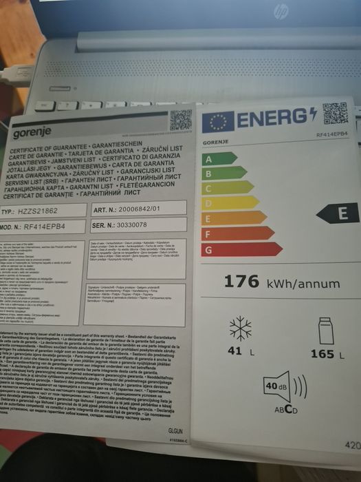 Frigider Gorenje cu 2 uși