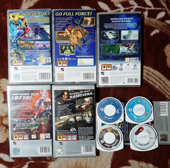 Vând psp 9 bucat la 350 lei in stare bună