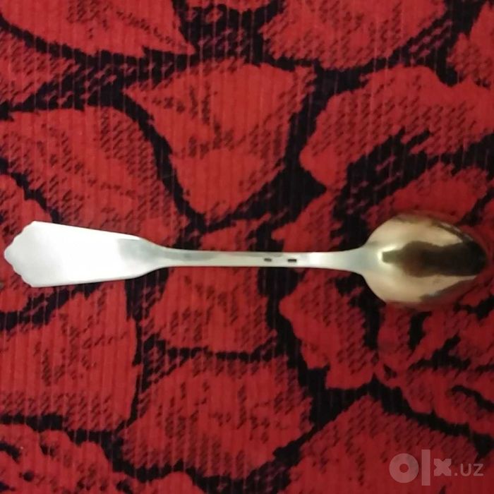 Ложка чайная новая Северная Чернь. Серебро 875 пр.