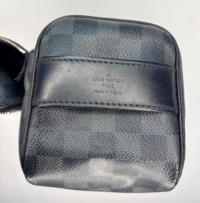 geantă originala de toaletă Louis Vuitton Damier Graphite