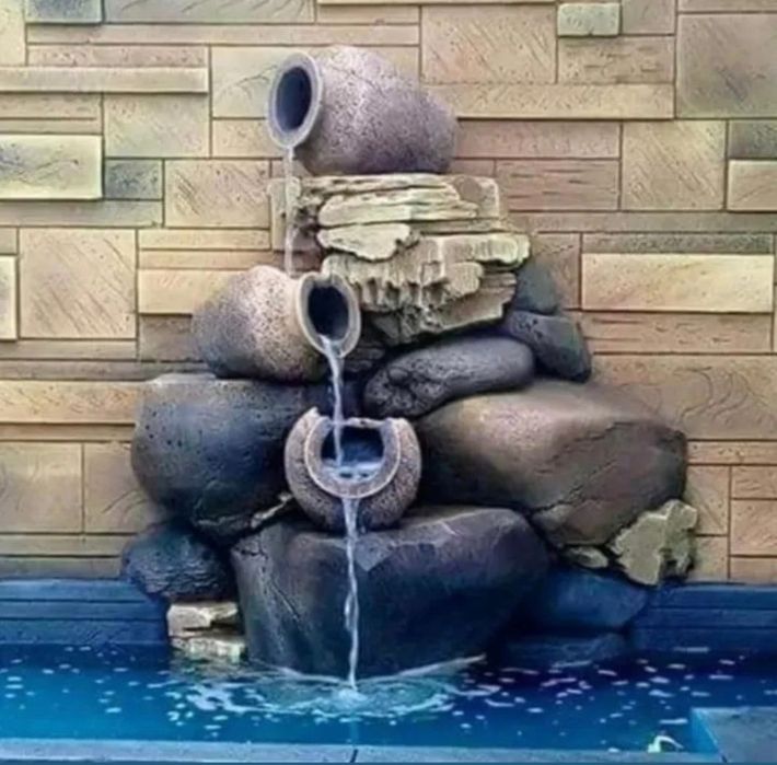 Пруд водопад ручей бассейн фонтан строительство