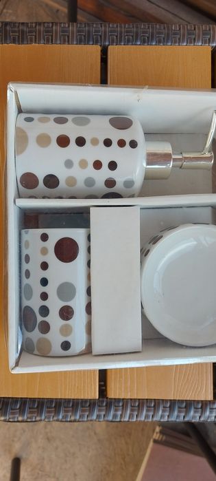 Set decorativ pentru baie