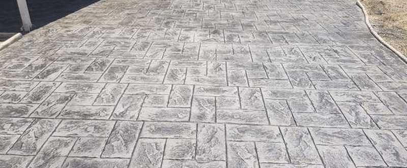 Pavaj din beton amprentat