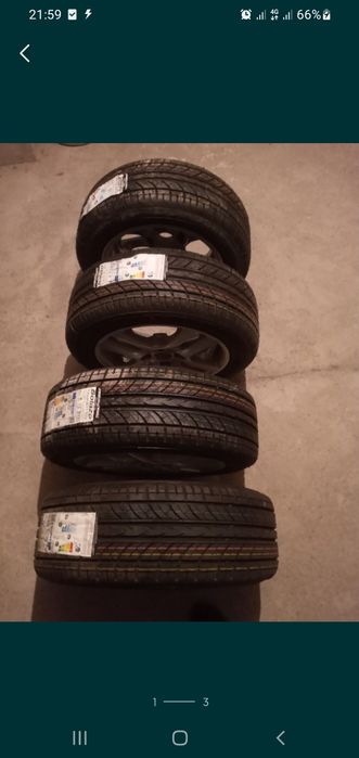 резина с дисками 195/55/15летняя новая