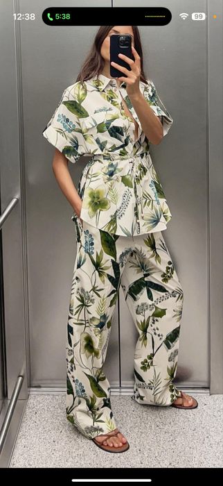 Летняя двойка Zara, размер XS