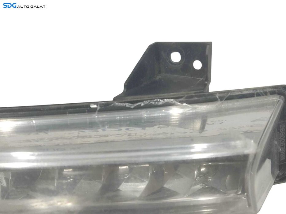 Lampa Led Daylight Lumina Lumini de Zi Dreapta Renault Megane 3 2008 - 2015 Cod S135-300 S136-300 (Ureche Lipsa Prezinta Fisura Partea Superioara) [L6365]