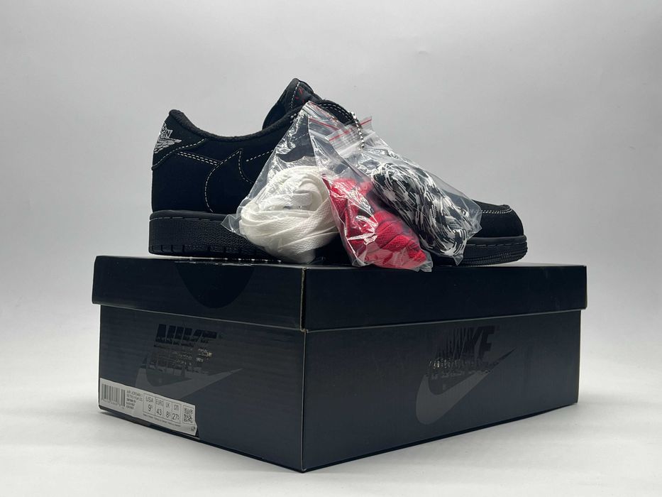 Nike Jordan 1 Travis Scott Black Phantom Мъжки Дамски Маратонки 36-47