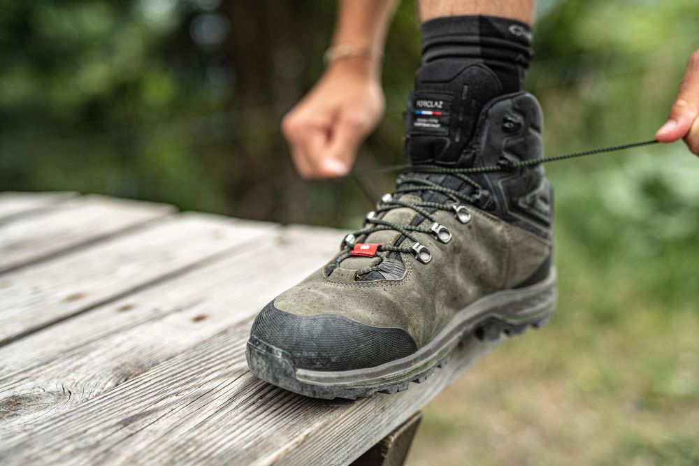 Bocanci Înalți Lați din piele - produs resigilat Decathlon