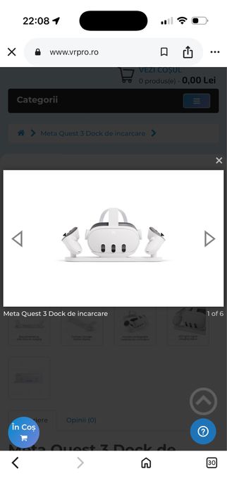 Casca Vr meta quest 3 512 gb plus statie de incarcat originala in stare  perfecta