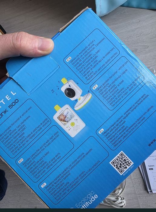 Camera supraveghere Video Baby Monitor Alcatel Baby Link 500 Ecran Color Night Vision-Stare Excelentă