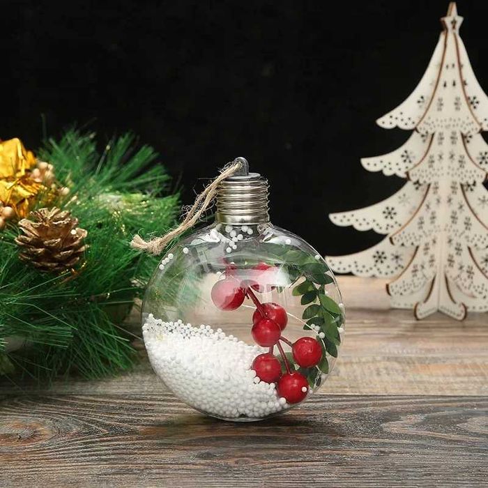Коледна топка светеща