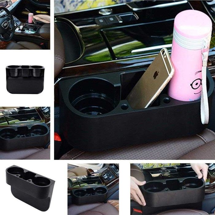 Органайзер за бутилка, чаша, телефон за между седалките на кола.