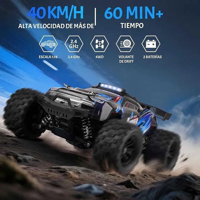 RC количка Heliway 4x4 (40 км/ч) – мащаб 1:18