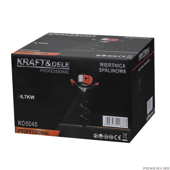 Motoburghiu pe benzina 6,7 kW, 2 timpi, motor complet, nu include