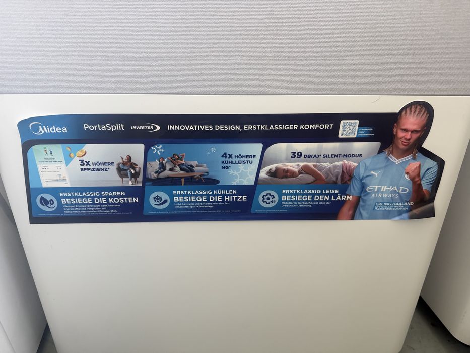 мобилен климатик Midea PortaSplit MMCS-12HRN8-ARD0