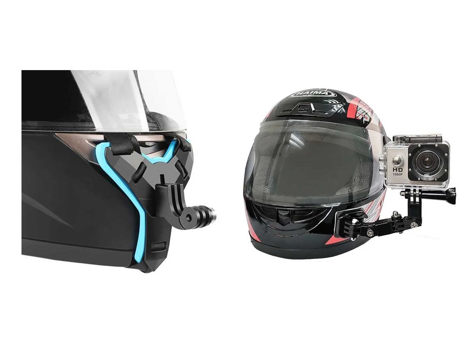 Prindere mount camera GoPro casca motocicleta ham reglabila 4segmente