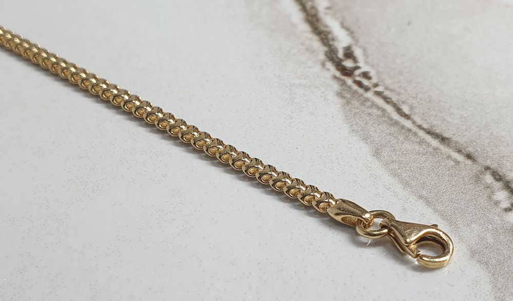 Brățară elegantă din aur galben de 14K – lungime 20 cm, gramaj 2,88 g