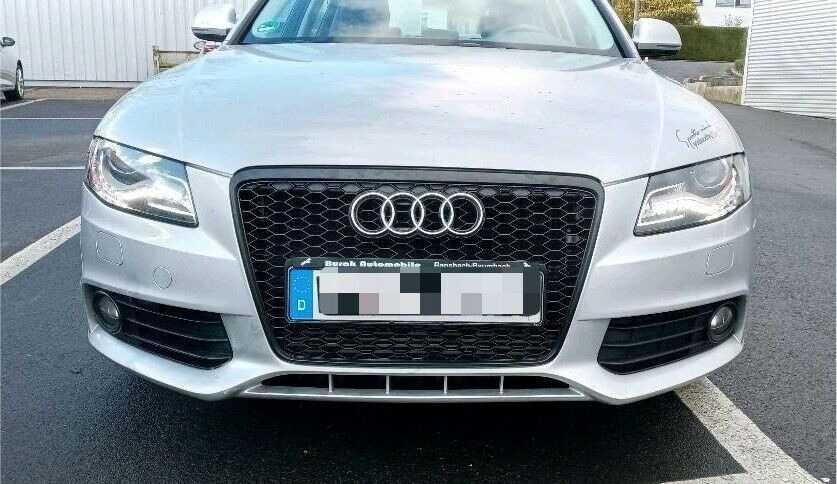 Решетка без емблема АУДИ А4 Б8 тип пчелна пита МАТ AUDI A4 B8 07-11