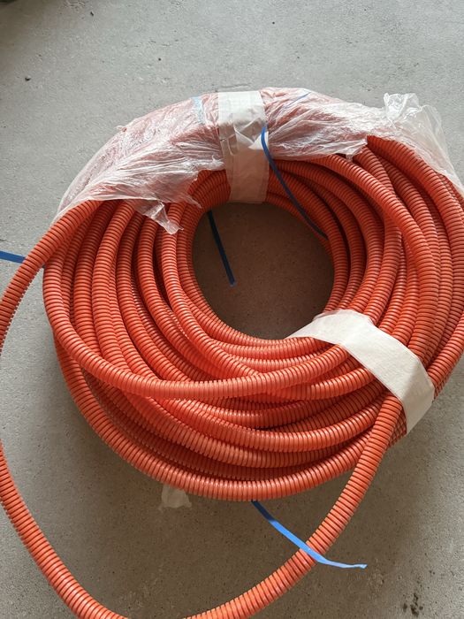 Гофра  оранжевая ПВХ