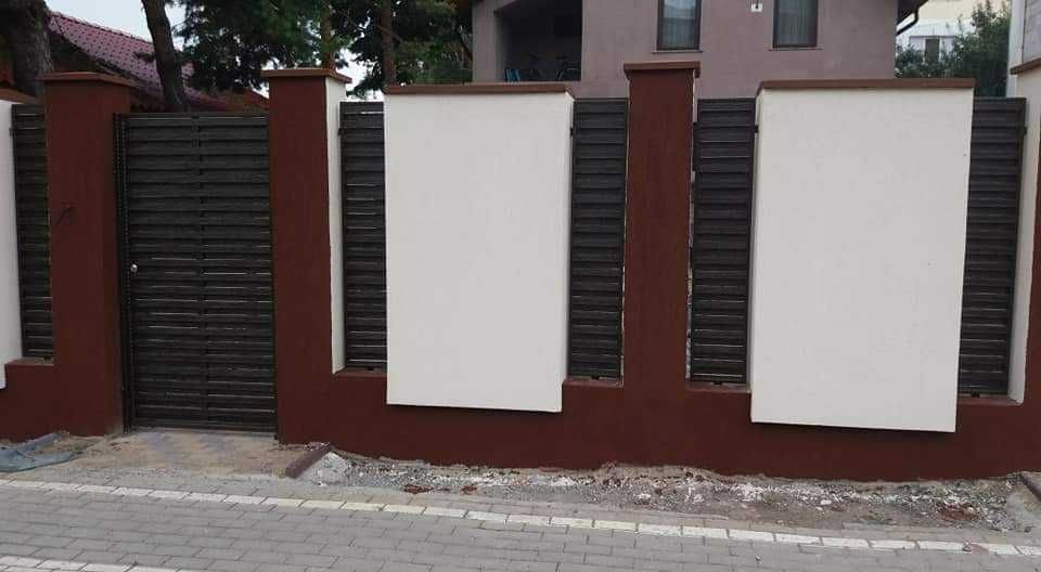 Garduri si porti din panou tip jaluzele, sipca metalica si alte modele