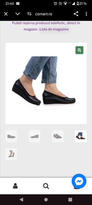 Pantofi de piele noi in cutie 36,5-37