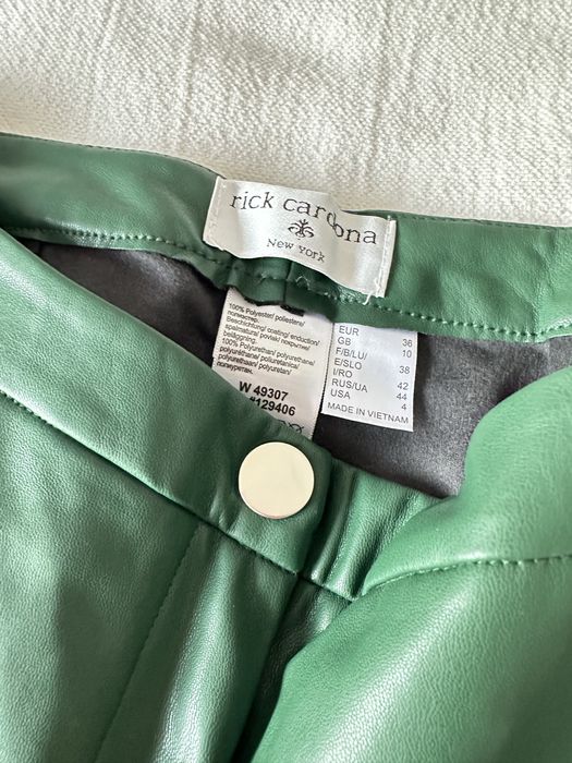 Pantaloni piele ecologica 38 Rick Cardona