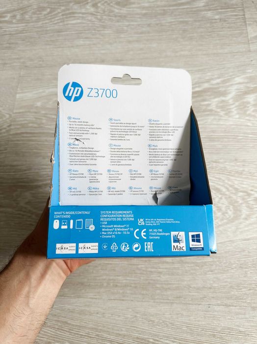 Безжична оптична мишĸа HP Z3700