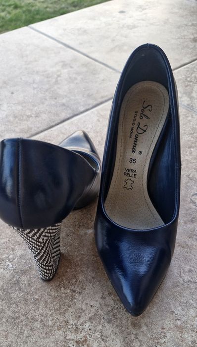 Pantofi bleumarin 35