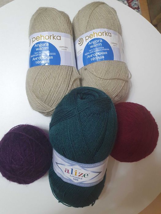 Пряжа: Alize, Пехорка, YarnAt