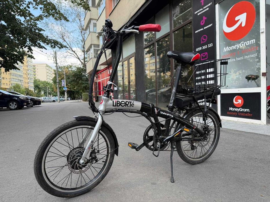 Bicicletă electrică pliabilă Swifty Liberté 20” 250W 36V Shimano – Funcțională