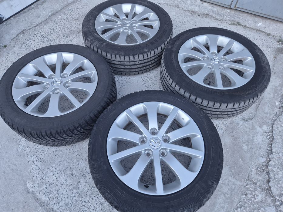 5х114.3/16 с гуми Мазда Рено Дачия 5x114,3/16 Mazda Kia Toyota  Honda
