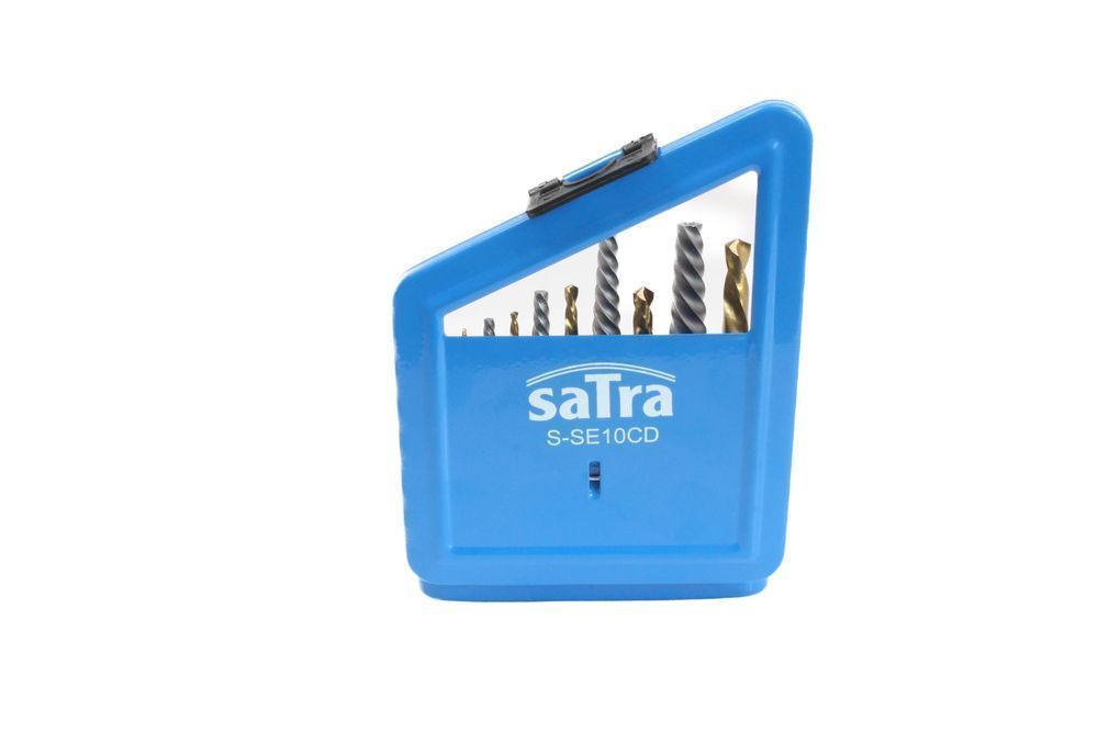 Set extractor suruburi cu burghie 10 piese