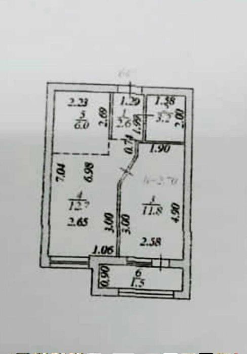2х комнатная  в районе Триумфальной  арки