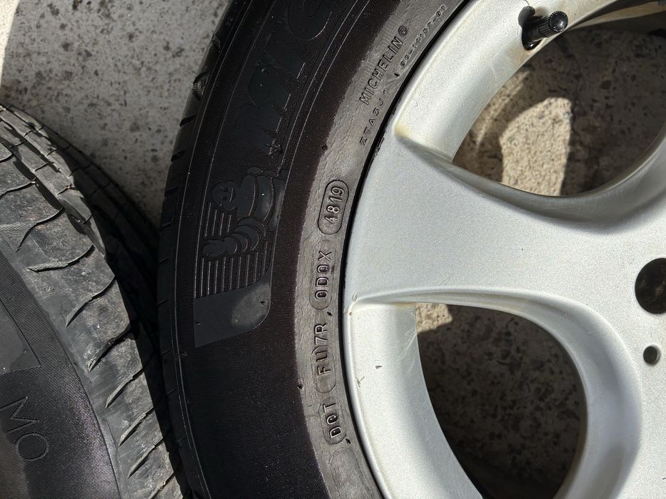 Лети джанти Mercedes 5x112 с гуми Michelin 205/60 R16