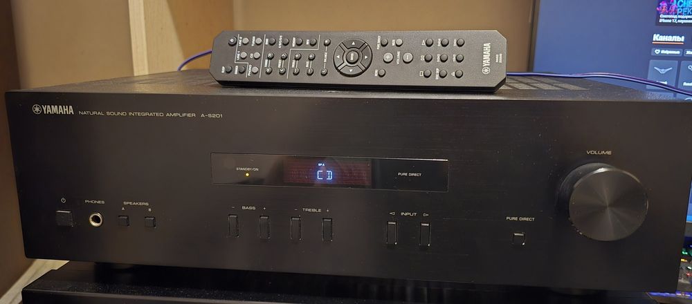 Усилитель Yamaha as201. Новый.