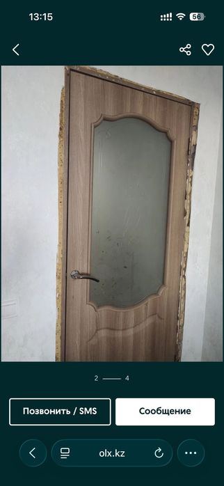 Бесплатно отдам двери, б/у.