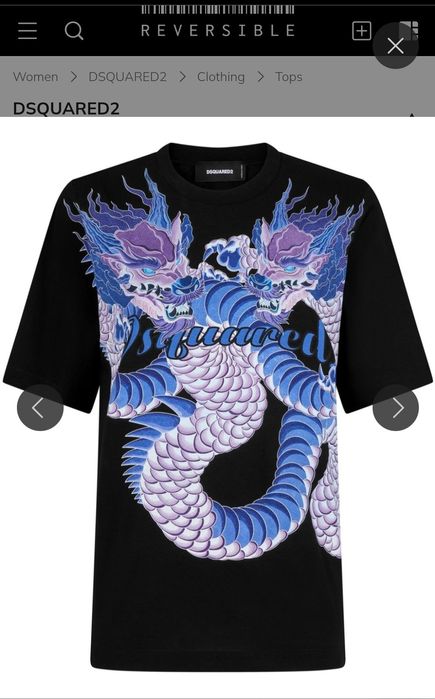 Оригинална чисто нова дамска тениска Dsquared2