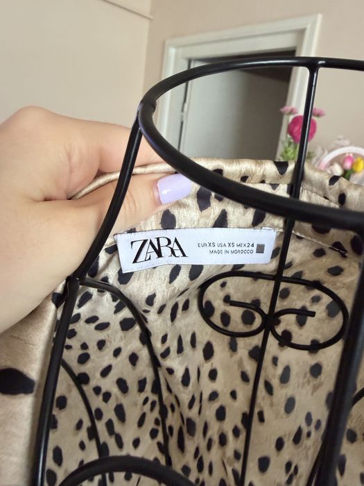 Camasa Zara XS noua satinata