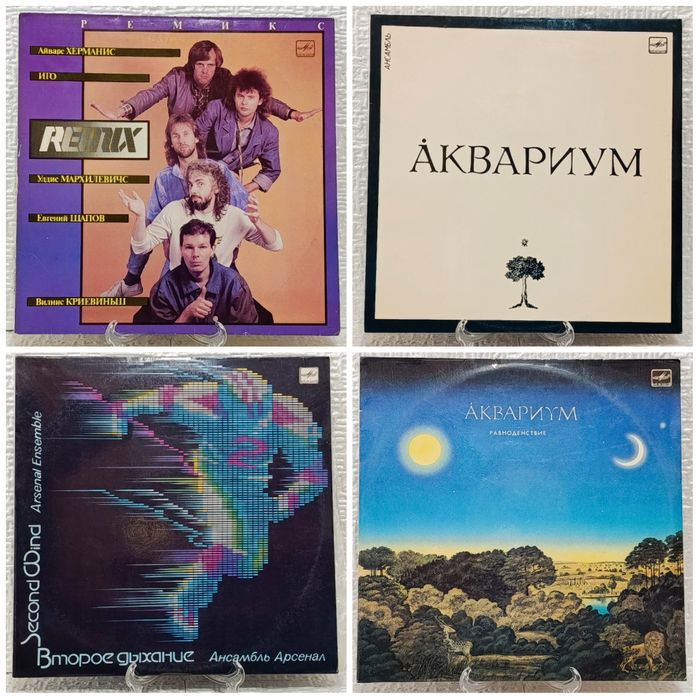 Пластинки виниловые