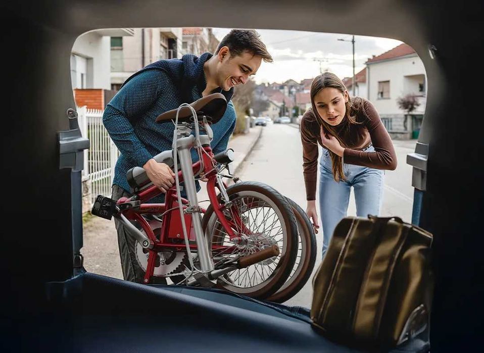 Сгъваемо електрическо колело OneSport OT02 250W 36V 5.2Ah, Утра леко