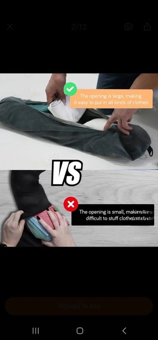 Zboara ieftin  !!! Perna gât cu depozitare (fermoar) !