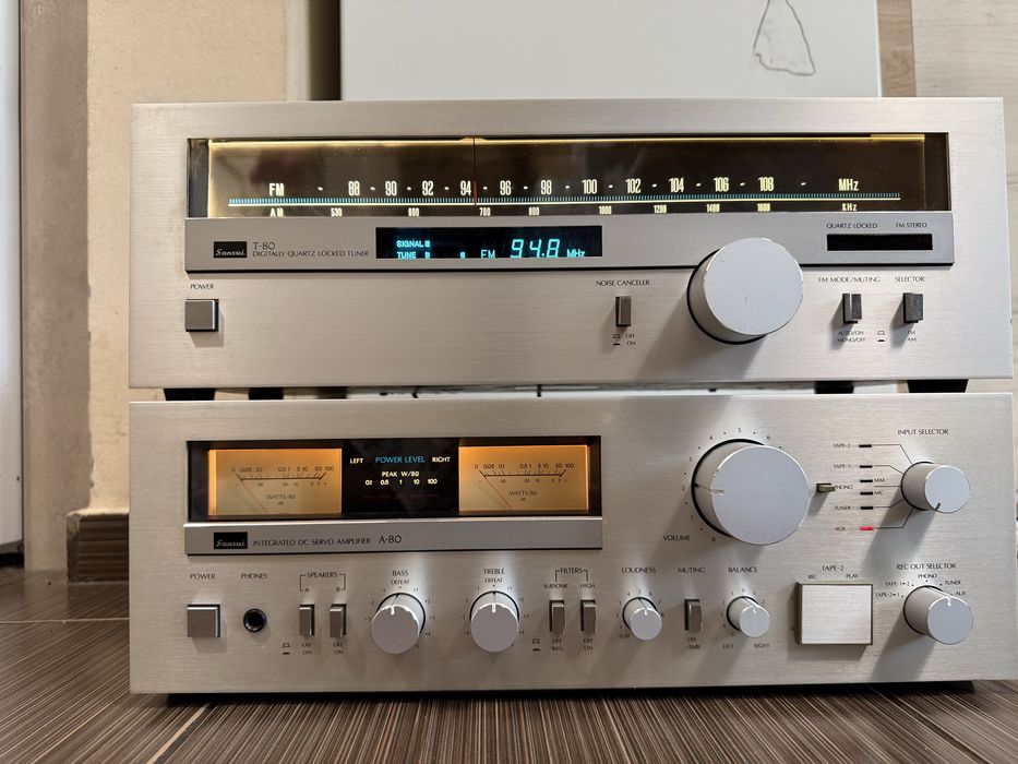 Sansui A-80 T80 Стерео