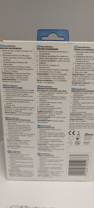 Aparat de curățare a pielii cu vid