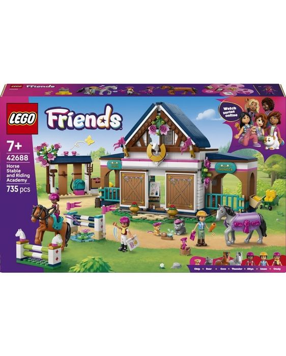 Конструктор LEGO Friends - Конюшня и академия по езда (42688)