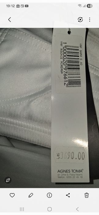 Rochie mireasă Agnes Toma