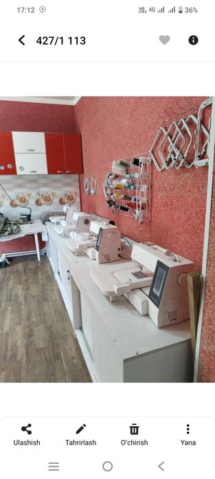 Жаноми вишивка машина сотилади